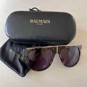 Balmain aviator flat top sunglasses